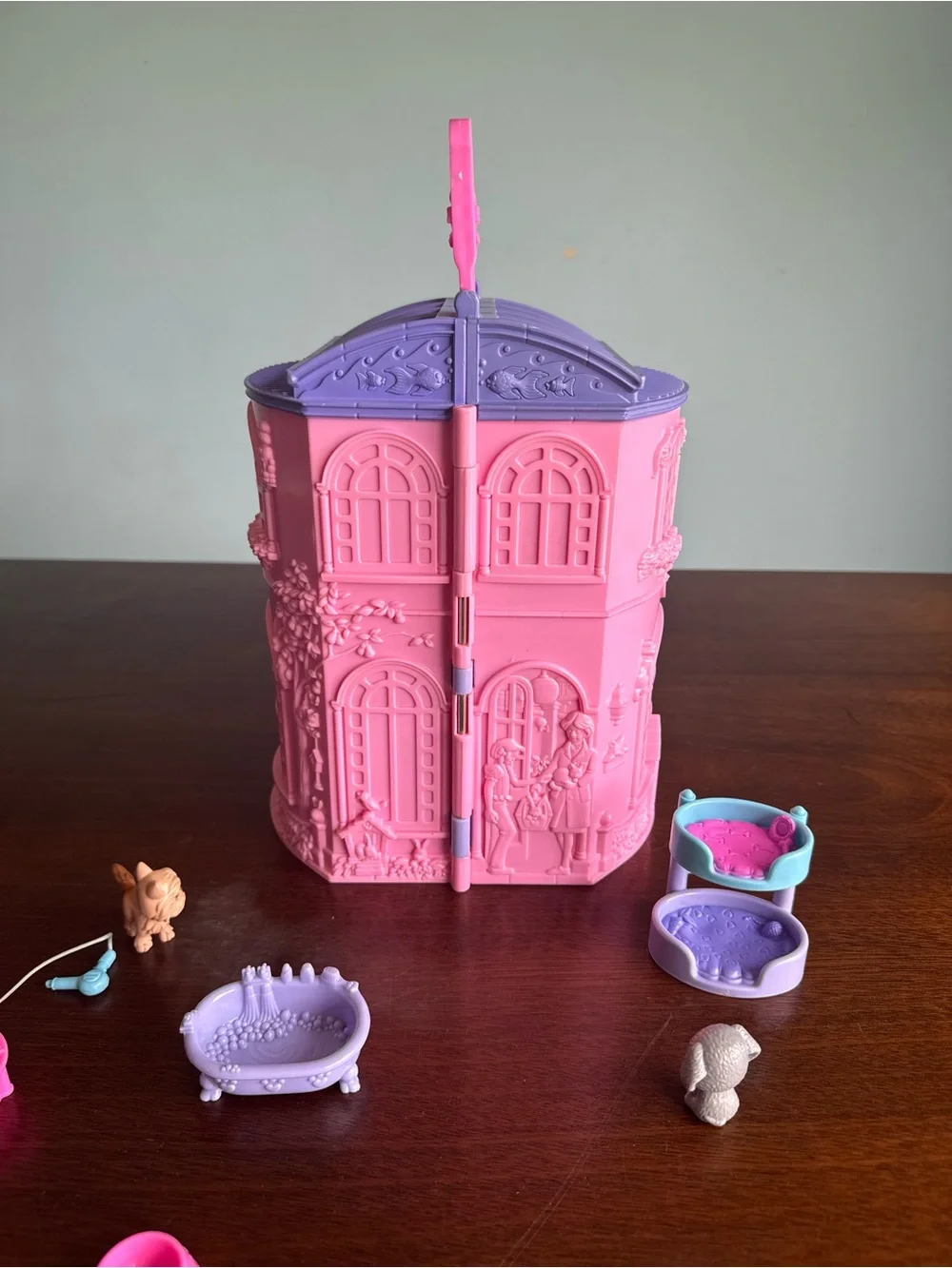 Fisher-Price Sweet Streets Pet Parlor Playset with Animals and Furniture